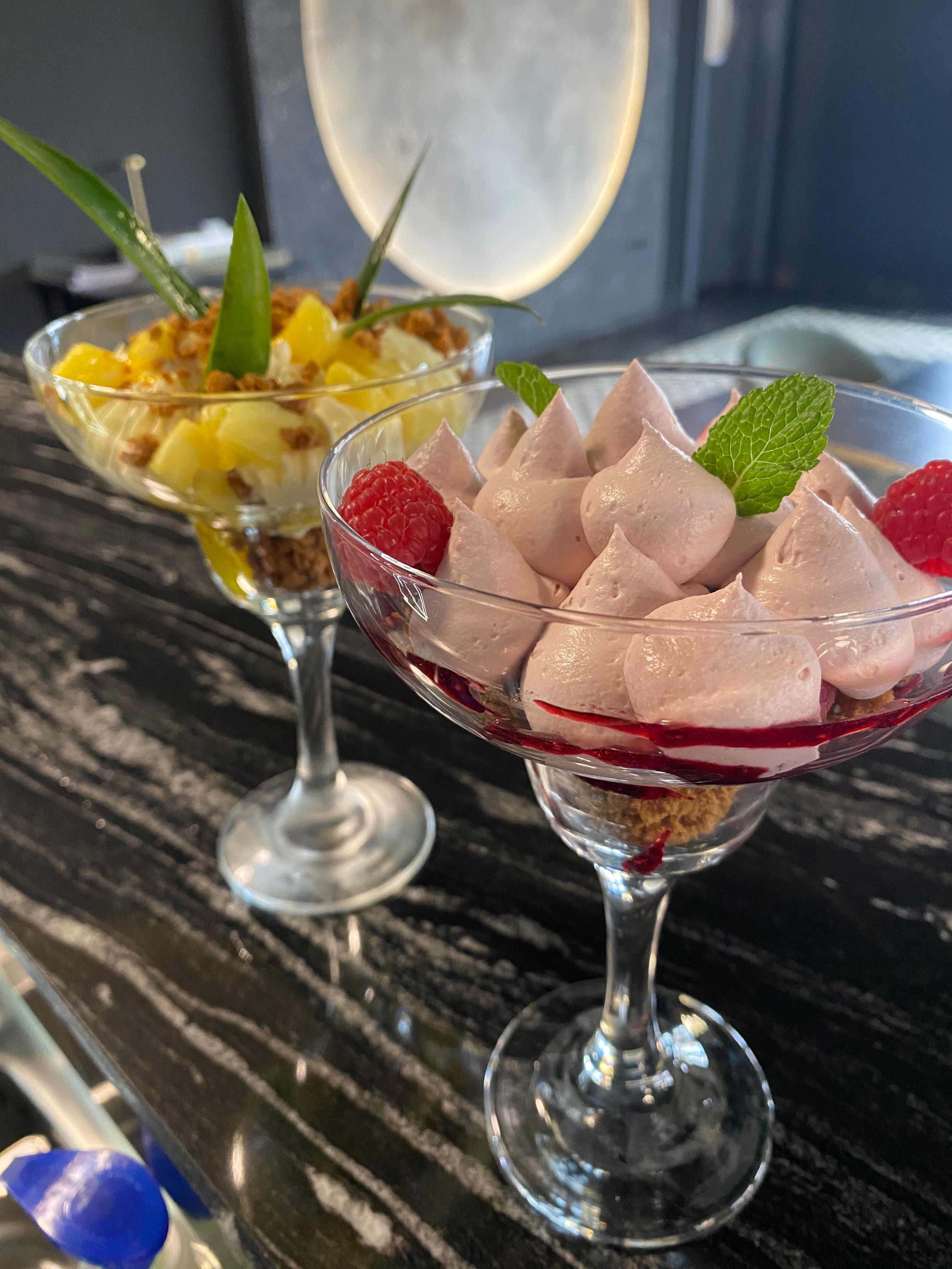 Panna Cotta cu fructe de pădure